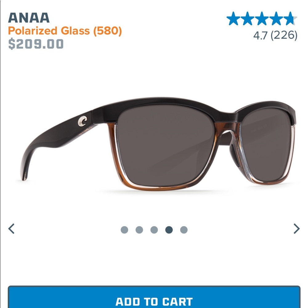 Costa ANAA women’s sunglasses NWOT